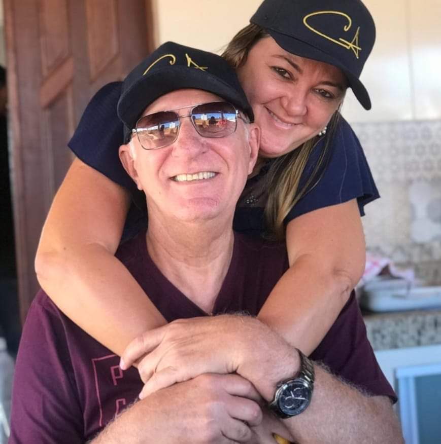 Dr. Aderne e sua esposa Leidjane