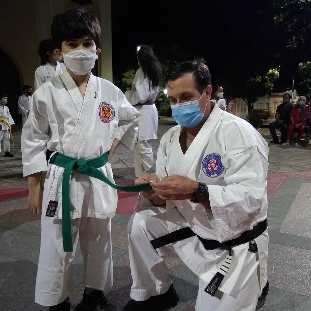 Daniel destaque no exame de verde I para II estágio